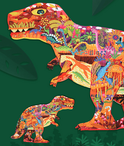Animal Shaped Puzzle - Dinosaur World (280pcs)