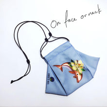 Load image into Gallery viewer, Artistic Face Mask - Paper Arts Twin Dolphins