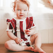 Load image into Gallery viewer, Bold Frill Stripe Bodysuit