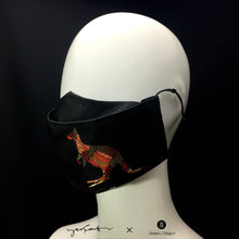 Load image into Gallery viewer, Artistic Face Mask - Folkart Kangaroo