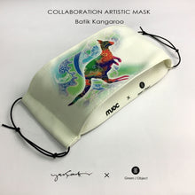 Load image into Gallery viewer, Artistic Face Mask - Batik Kangaroo