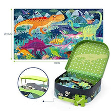 Load image into Gallery viewer, Children Dinosaur Puzzle- Gift Box 104pcs
