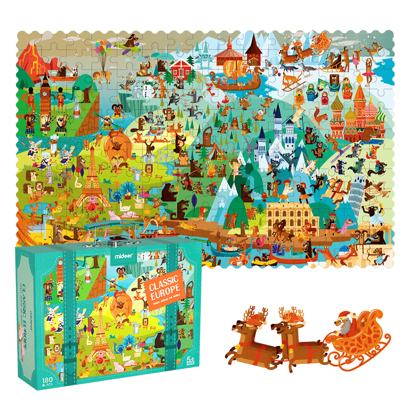 Travel The World Puzzle - 180 pcs