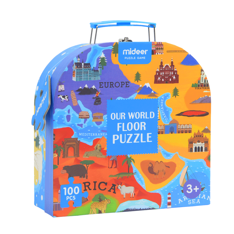 World Puzzle- Gift Box 100pcs