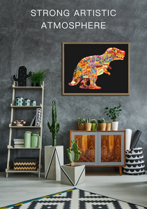 Animal Shaped Puzzle - Dinosaur World (280pcs)