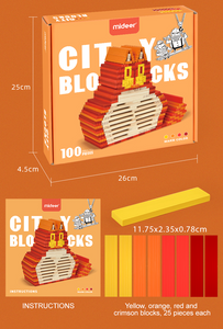 Creative Tower City Blocks - 100 Pcs