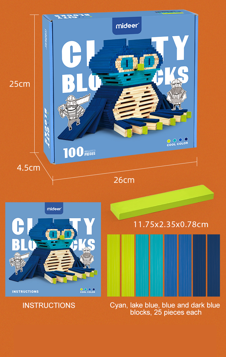 Creative Tower City Blocks - 100 Pcs