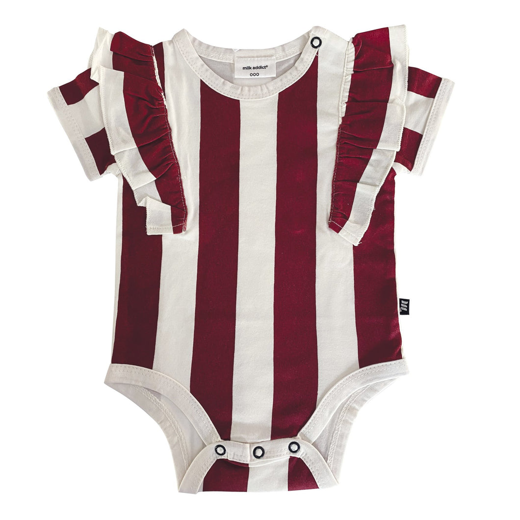 Bold Frill Stripe Bodysuit