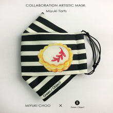 Load image into Gallery viewer, Artistic Face Mask - Miyuki Tarts
